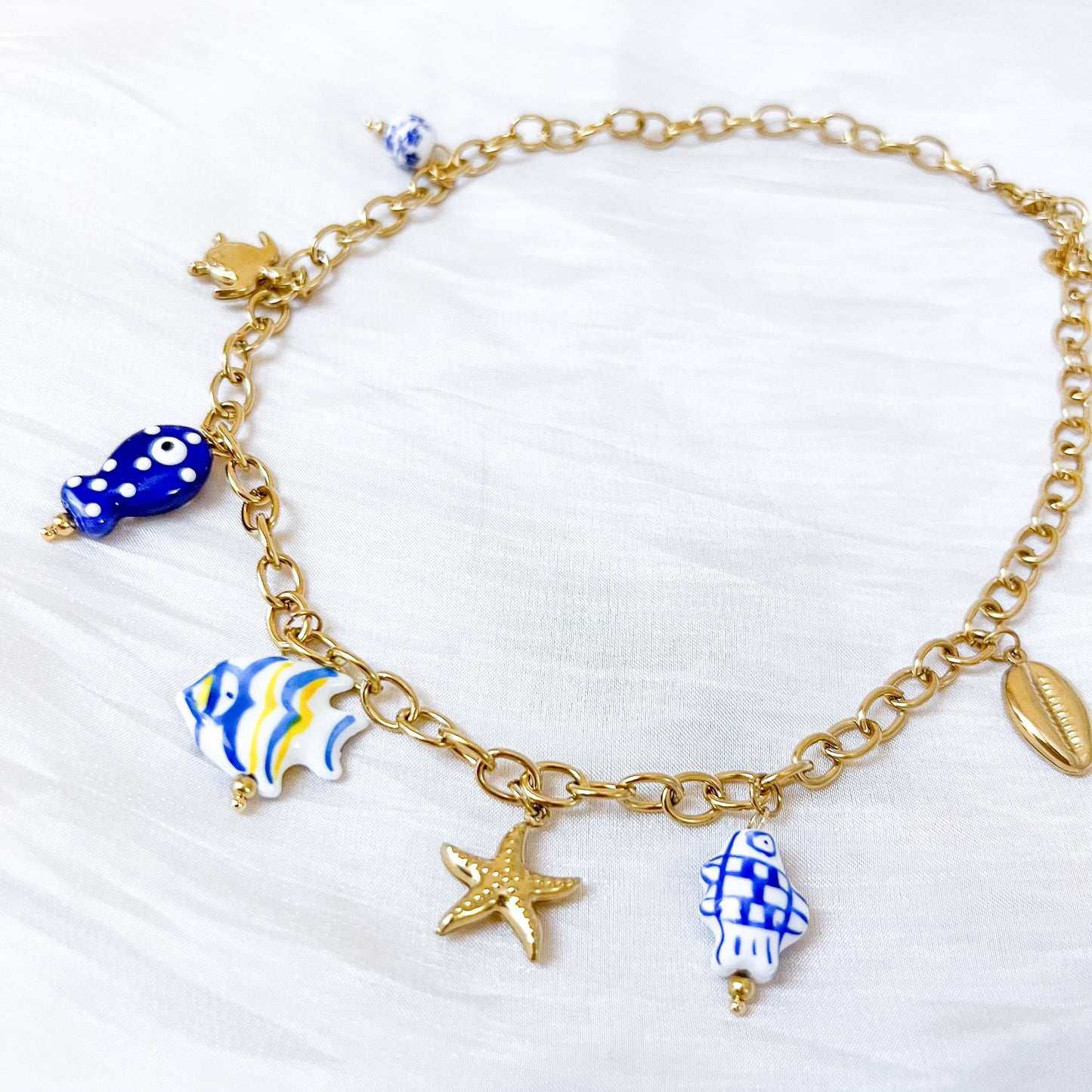 Look Blue Lagoon （pez collar&pulsera）