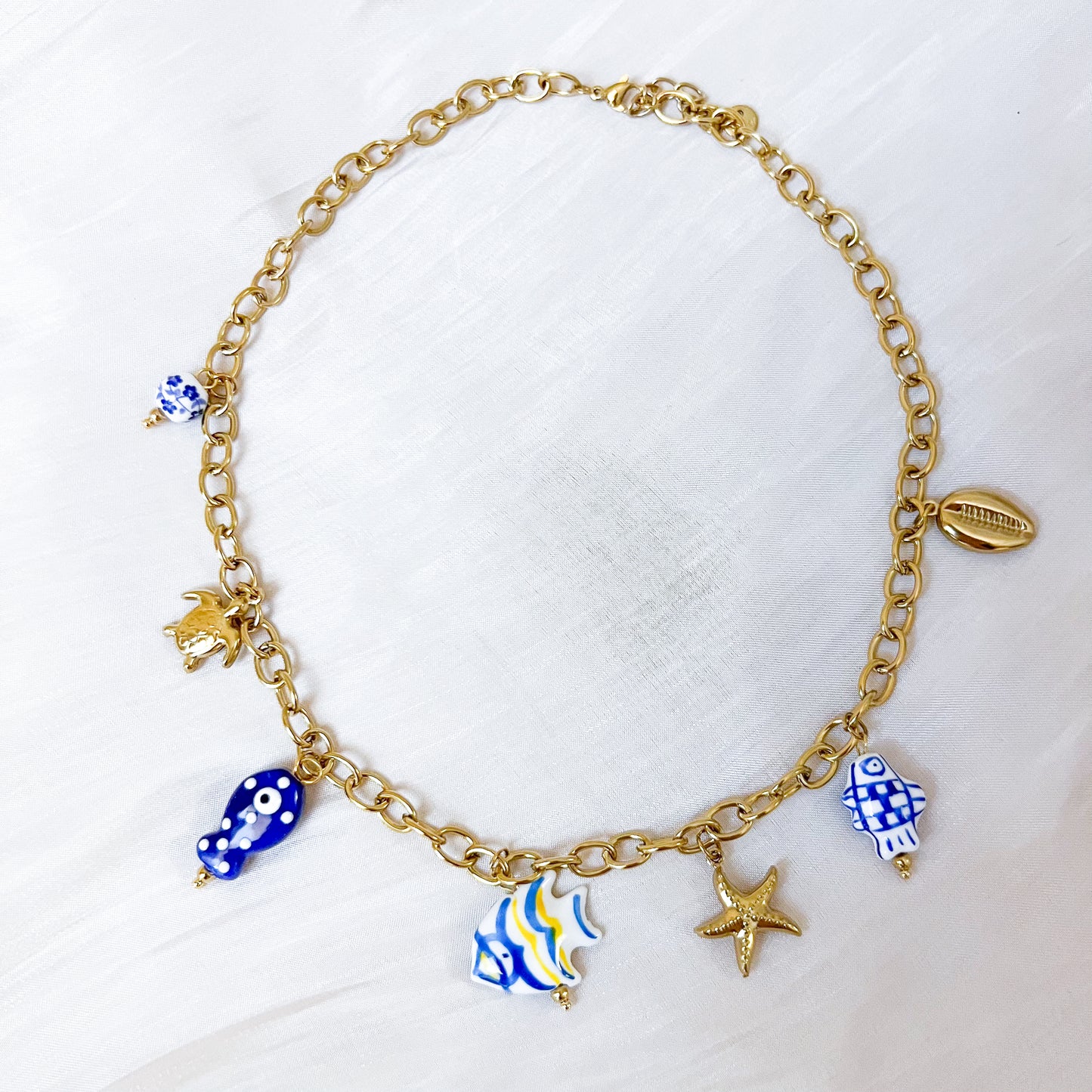 Look Blue Lagoon （pez collar&pulsera）
