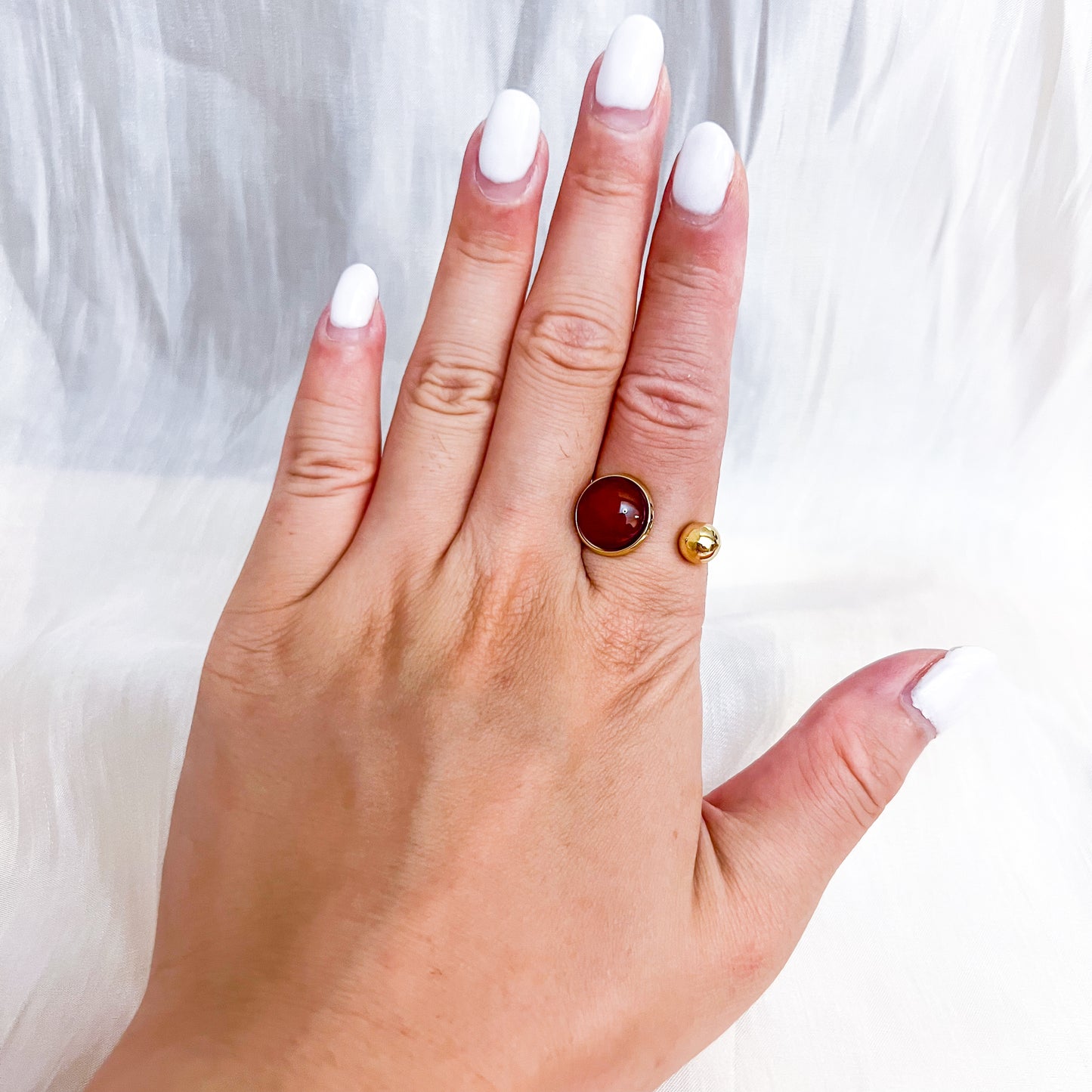 Anillo Duna （ajustable 4 colores bolas）