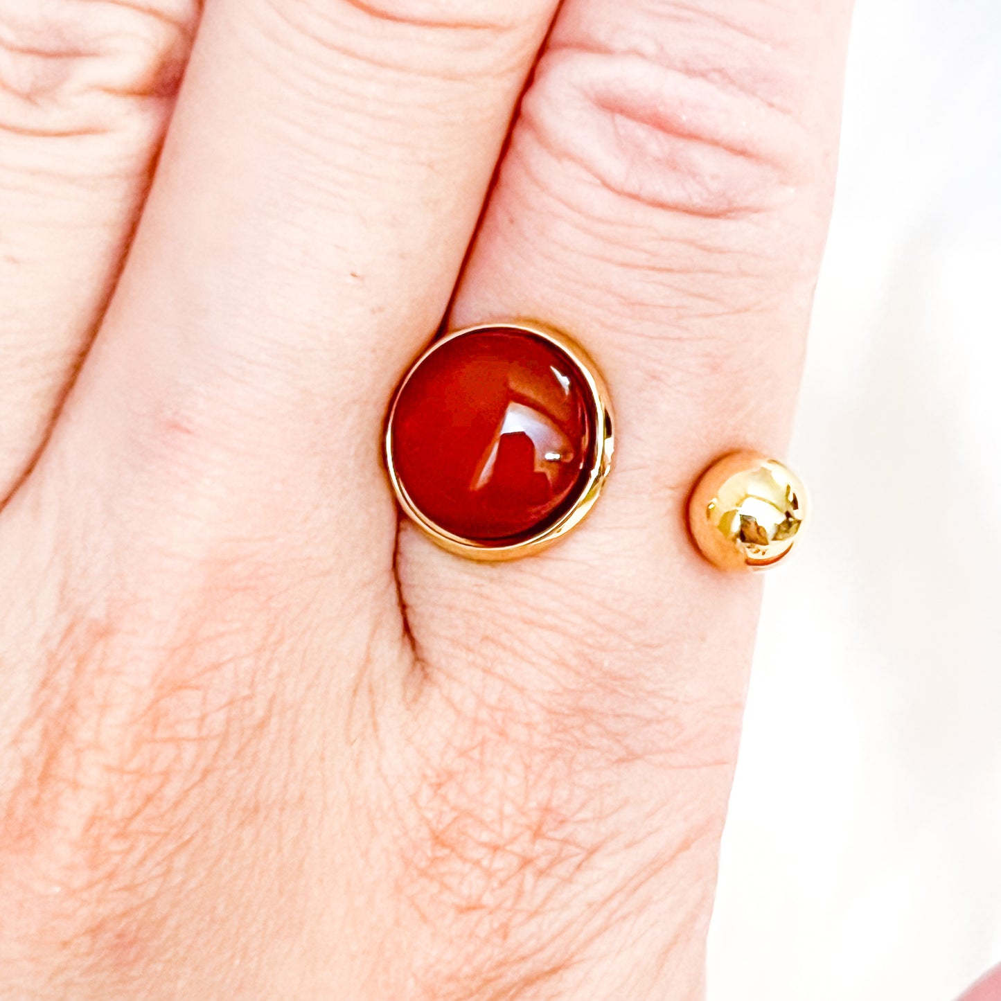 Anillo Duna （ajustable 4 colores bolas）