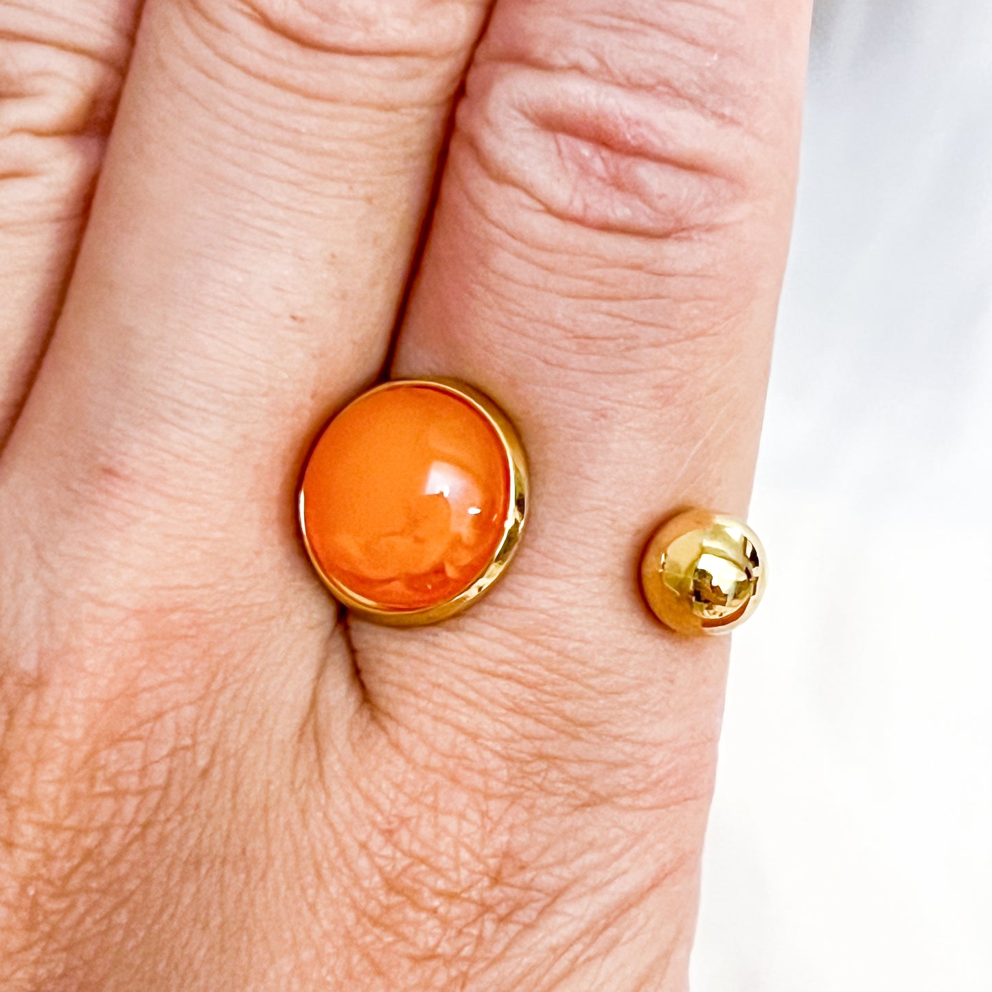Anillo Duna （ajustable 4 colores bolas）