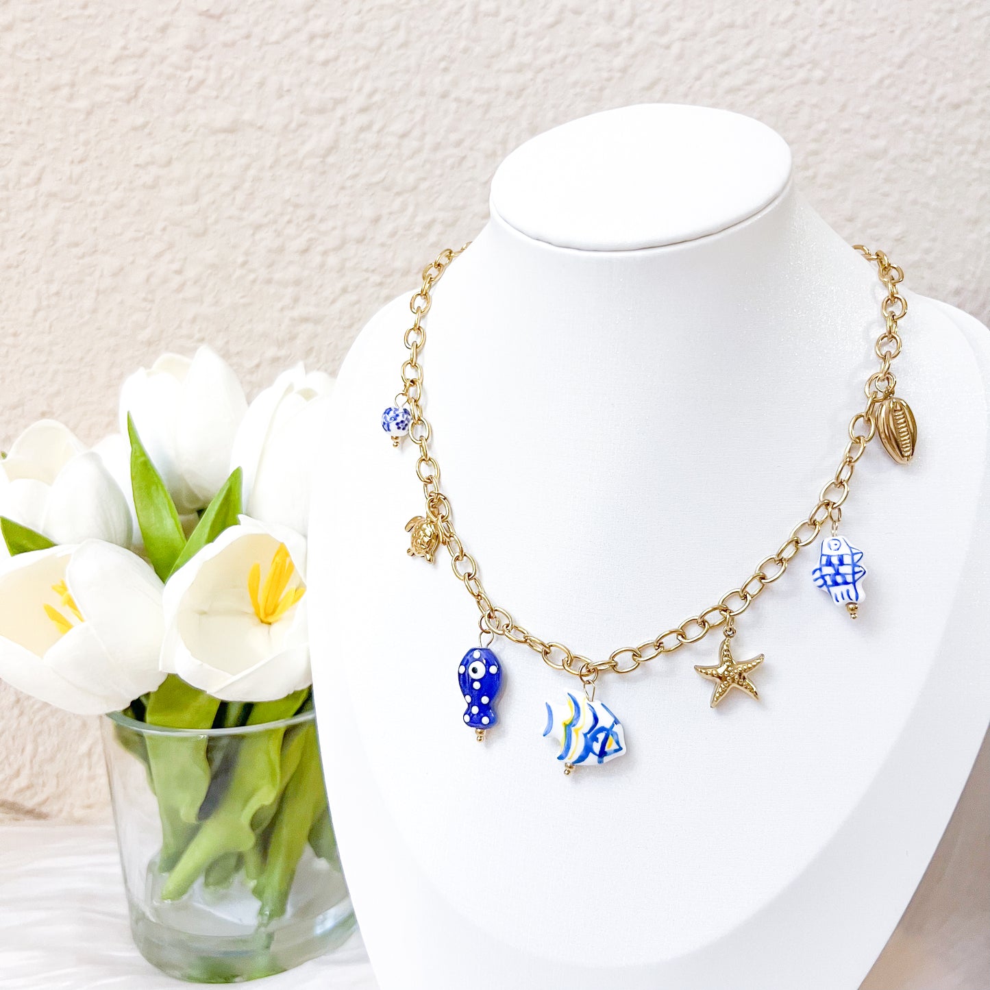 Look Blue Lagoon （pez collar&pulsera）