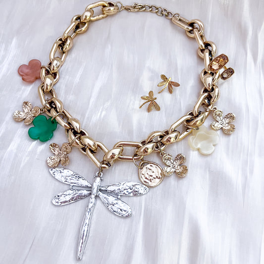 Collar Alas de Libélula （charm）