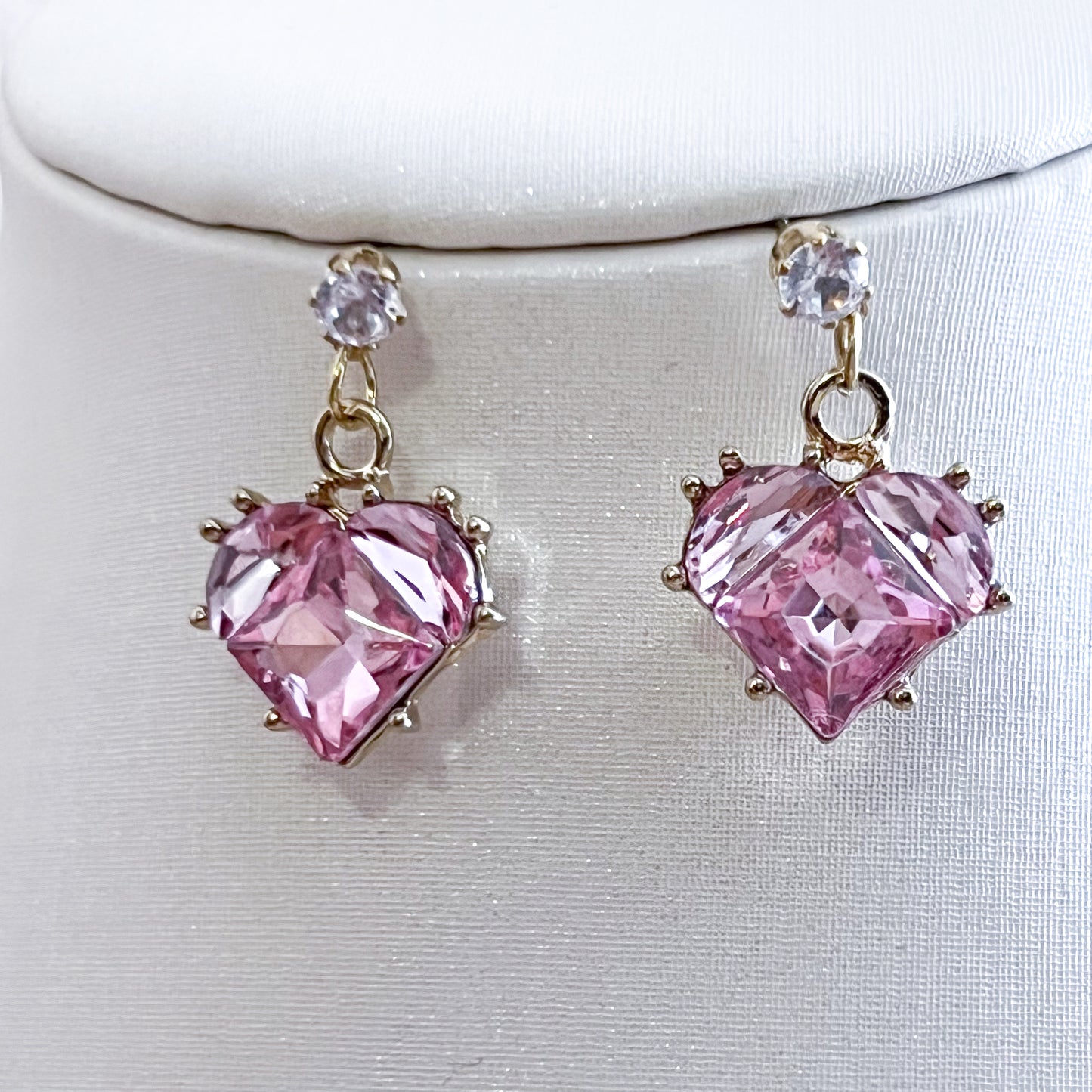 Look Rosé Corazones（Anillo&Pendiente）