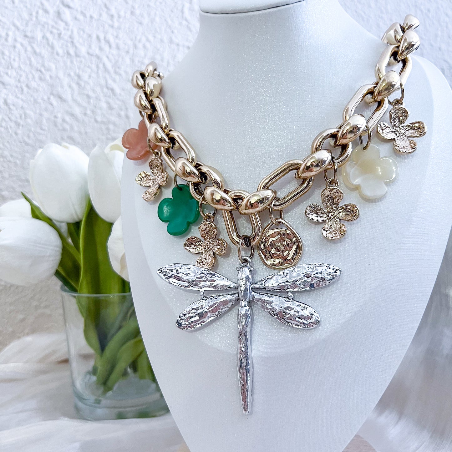 Collar Alas de Libélula （charm）
