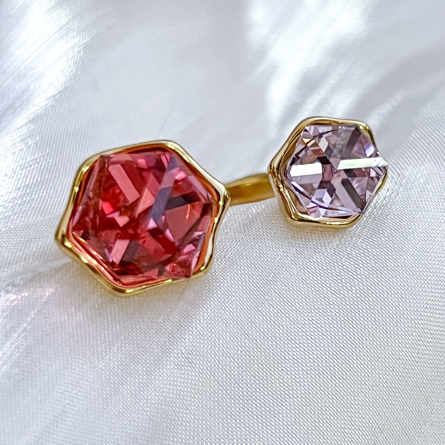 Anillo Prisma Brillo（ajustable 2 colores）