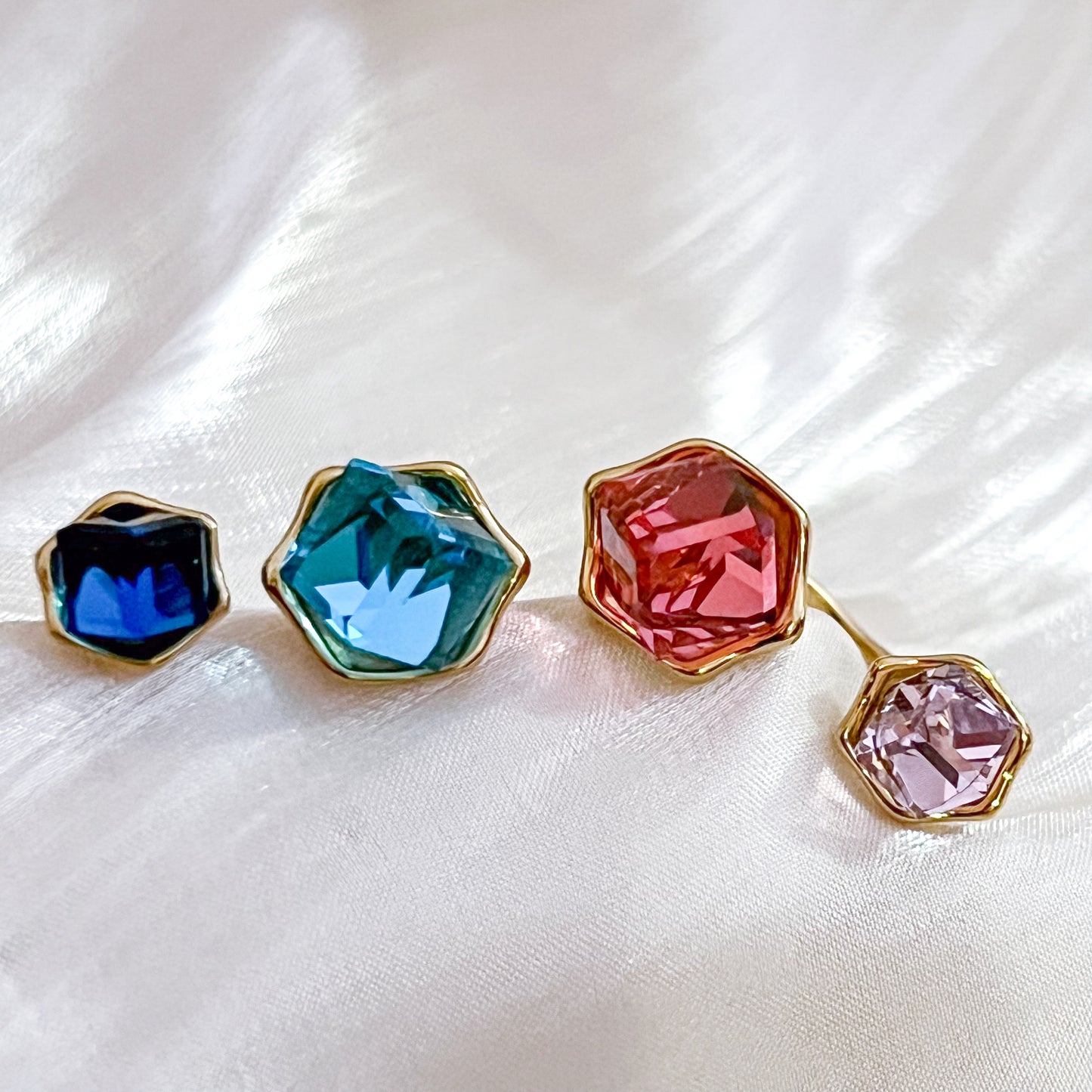 Anillo Prisma Brillo（ajustable 2 colores）
