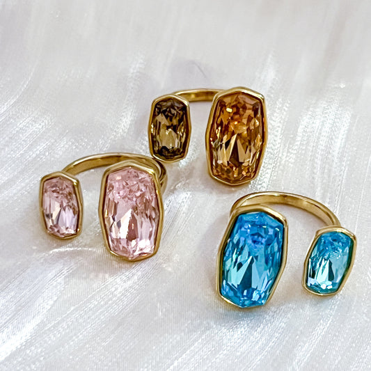 Anillo Celeste Brillo（ajustable）3colores
