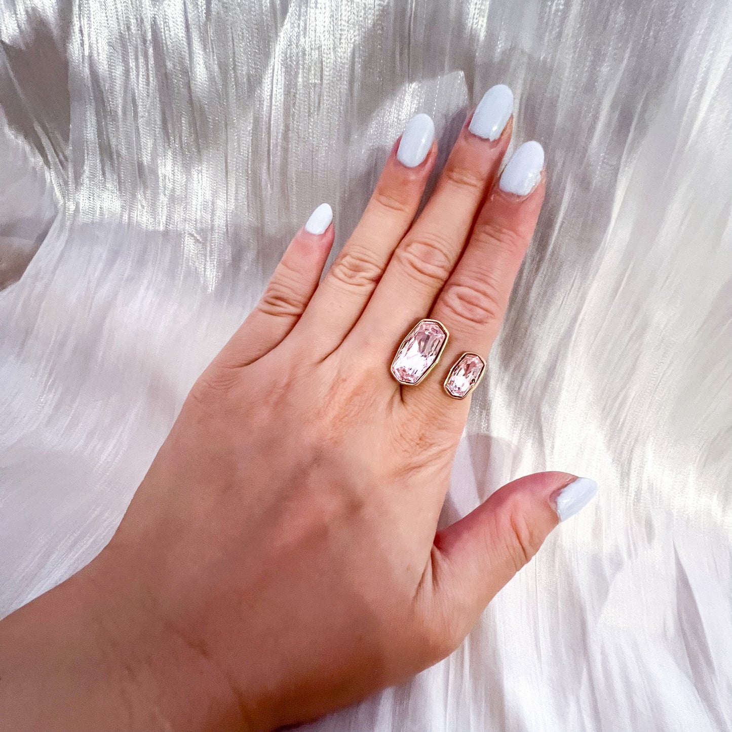 Anillo Celeste Brillo（ajustable）3colores