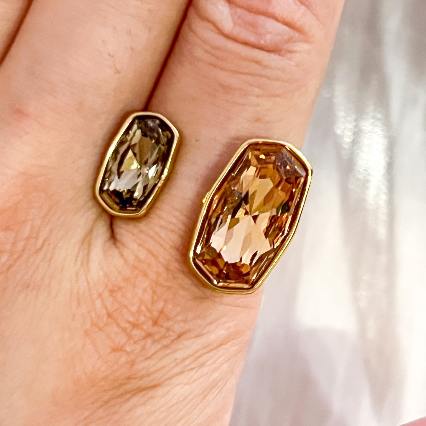 Anillo Celeste Brillo（ajustable）3colores