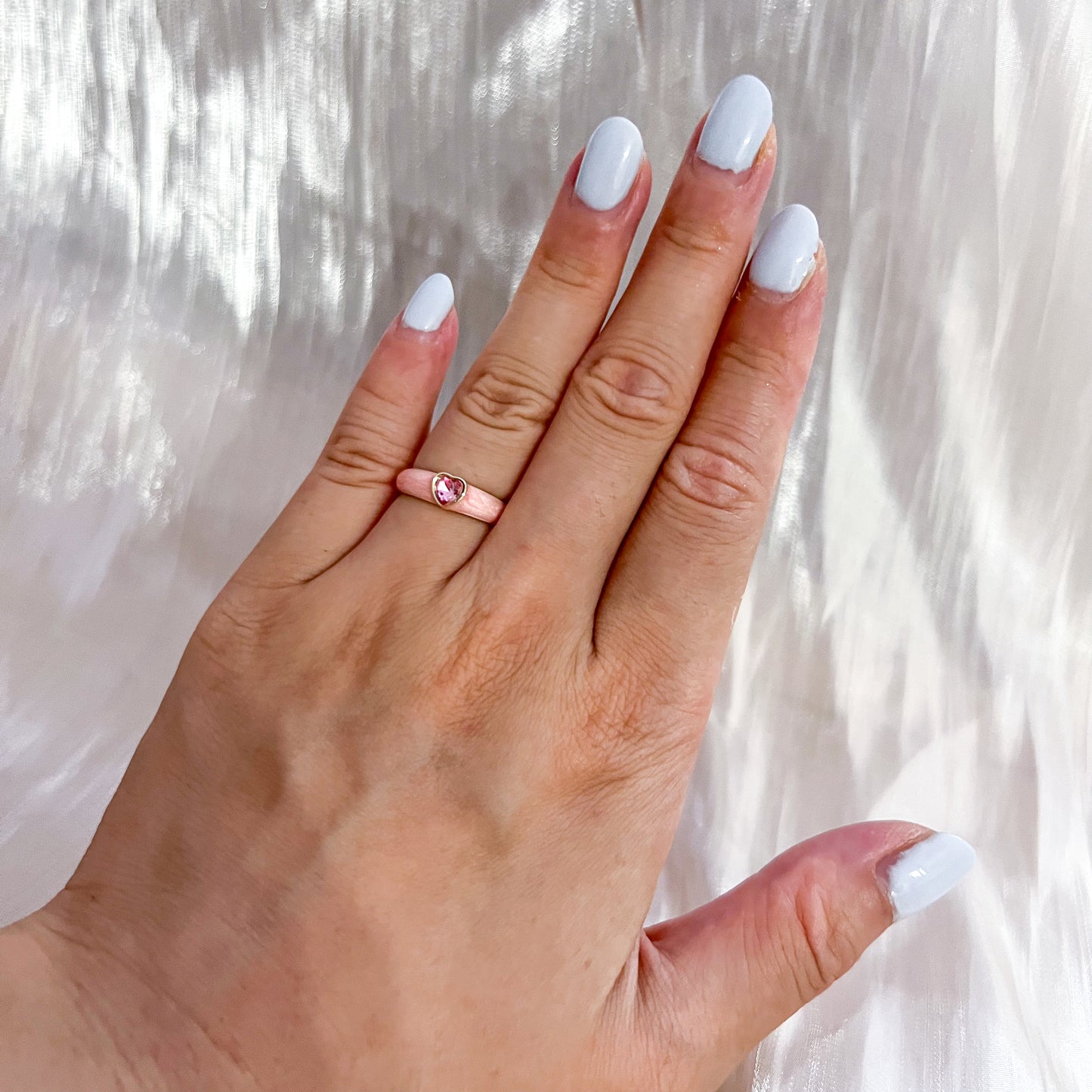 Look Rosé Corazones（Anillo&Pendiente）