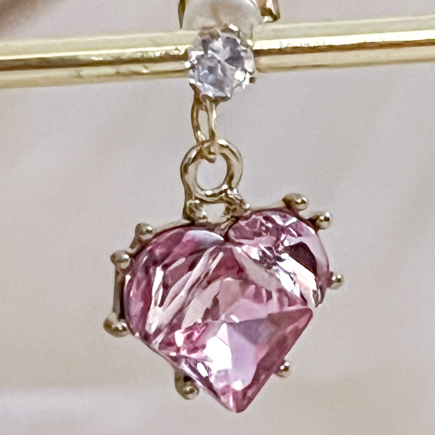 Look Rosé Corazones（Anillo&Pendiente）