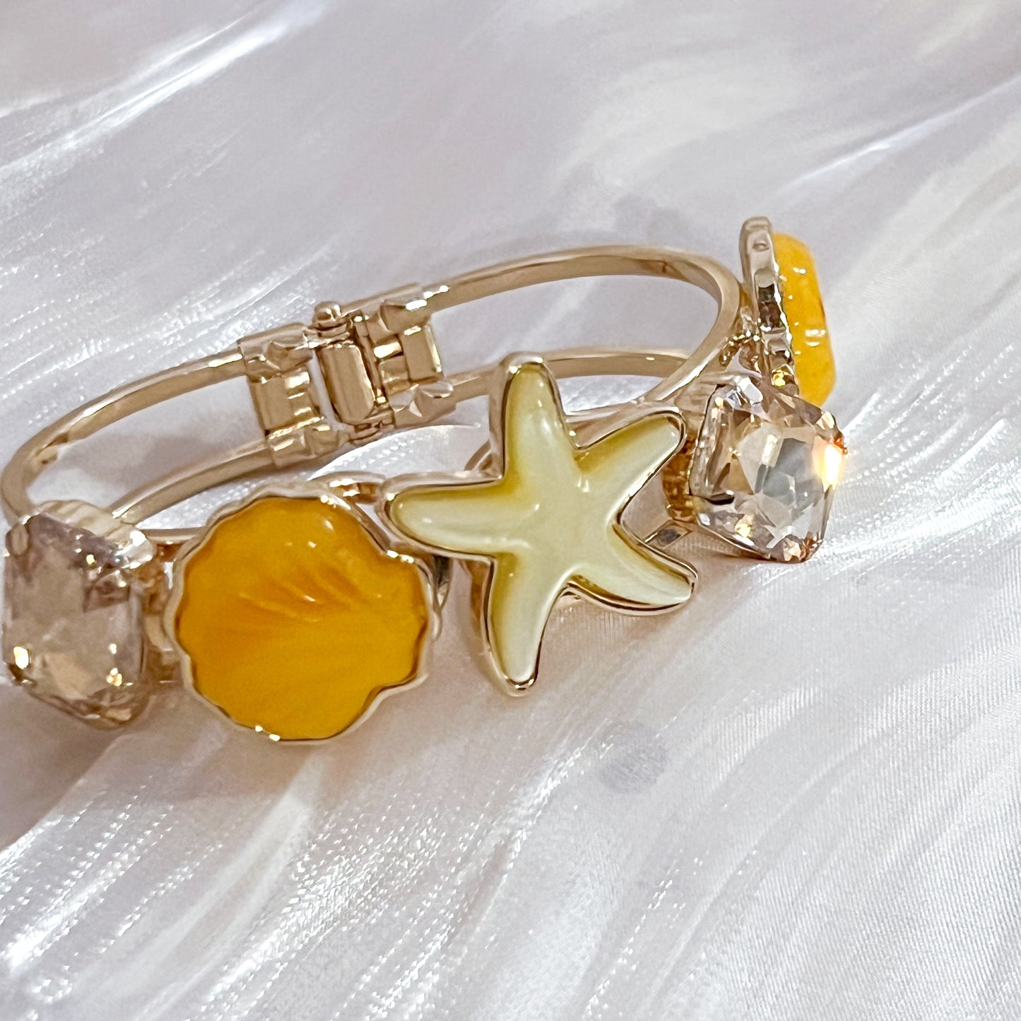 Look Carolina （marina 3 colores）Brazalete& Anillo