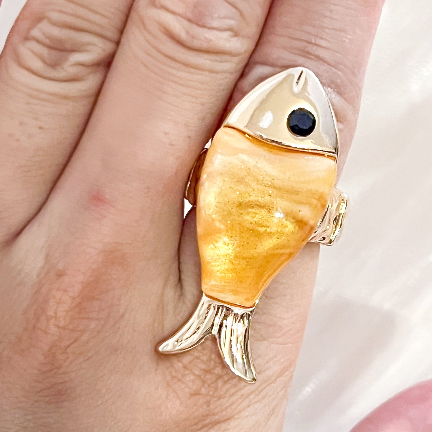 Look Carolina （marina 3 colores）Brazalete& Anillo