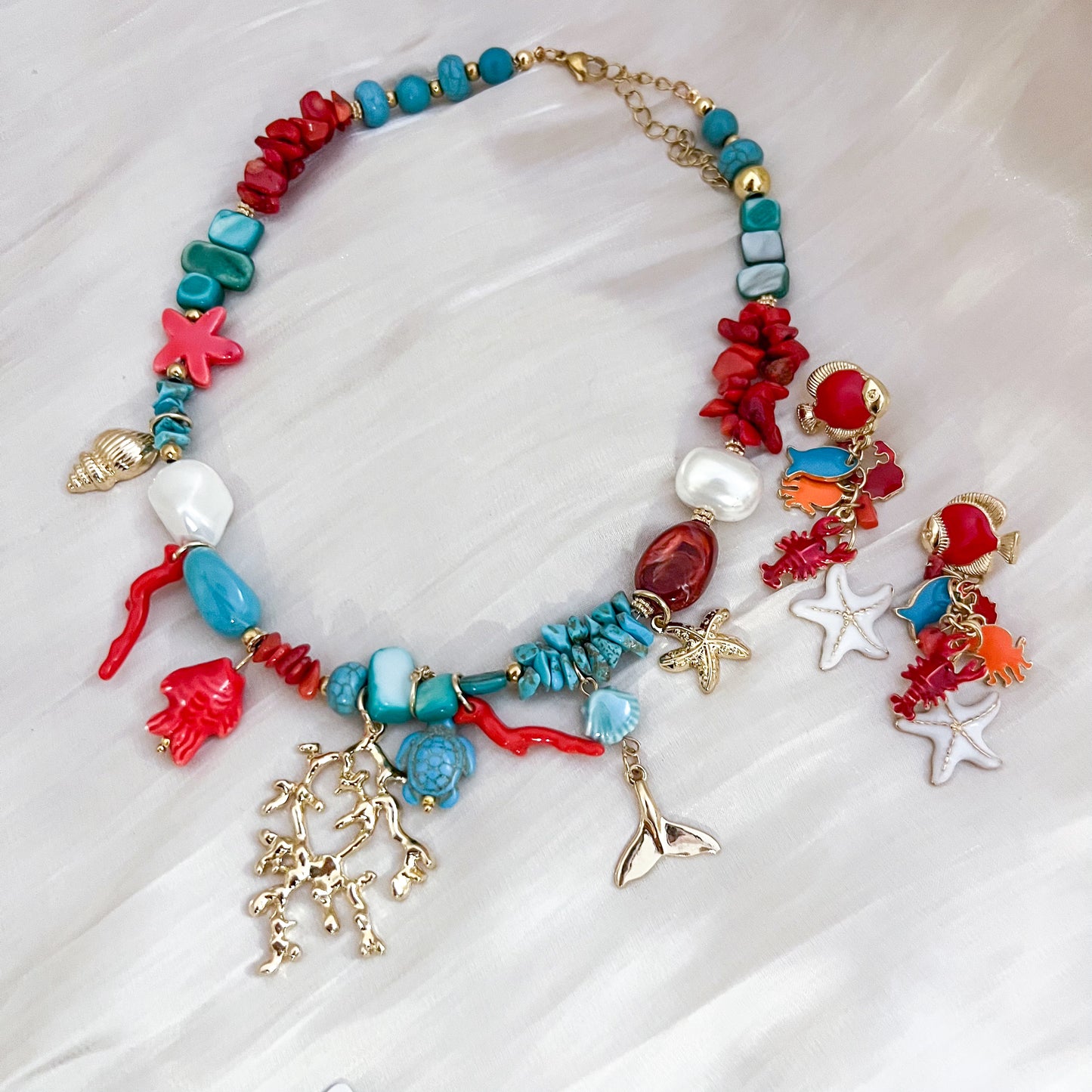 Pendientes Tenerife （pez & largo）