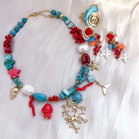 Collar Mariluz Coral (3 colores)