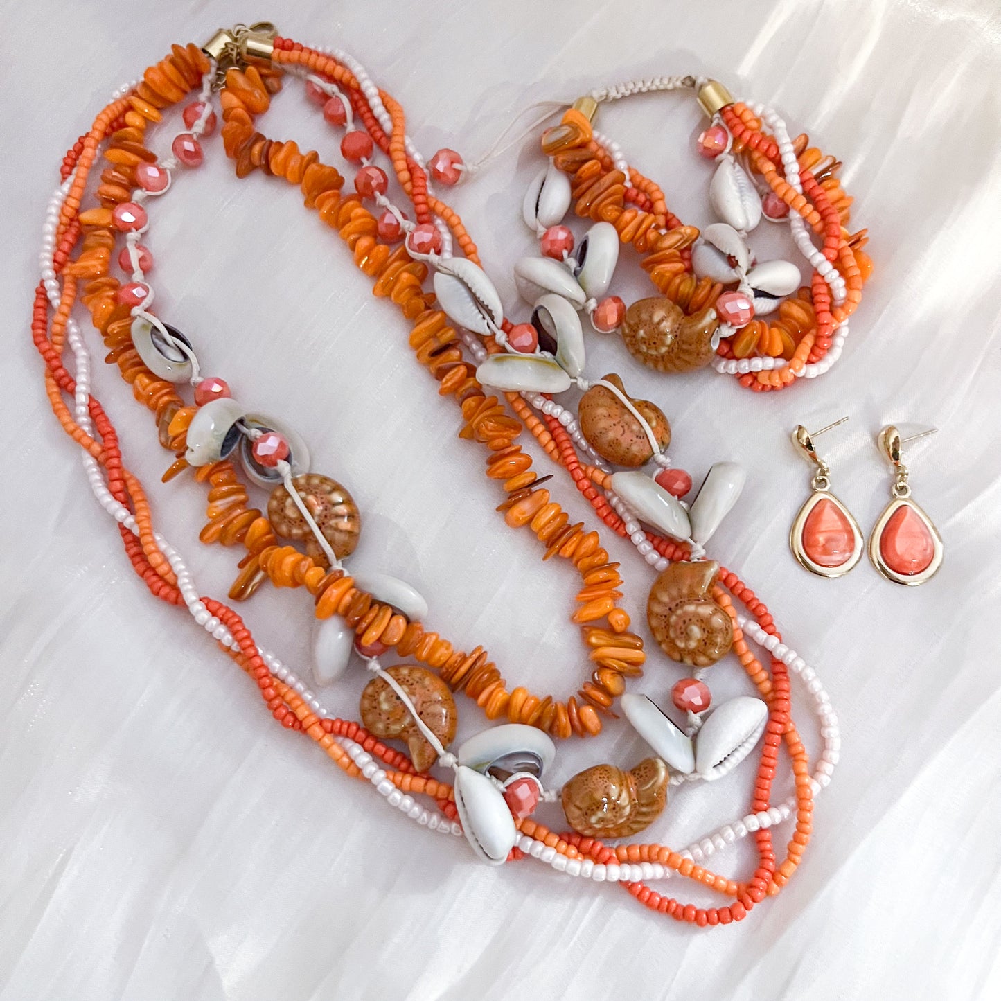 Pendientes Gota Eva（5 colores）
