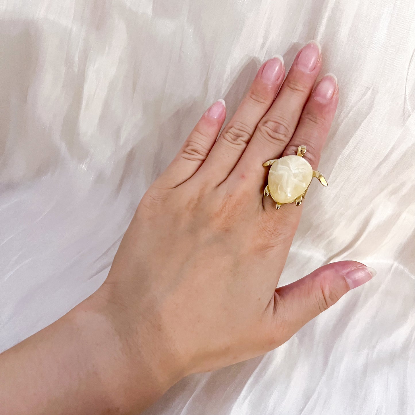 Look Tortugas Maldivas (Pendiente & anillo）