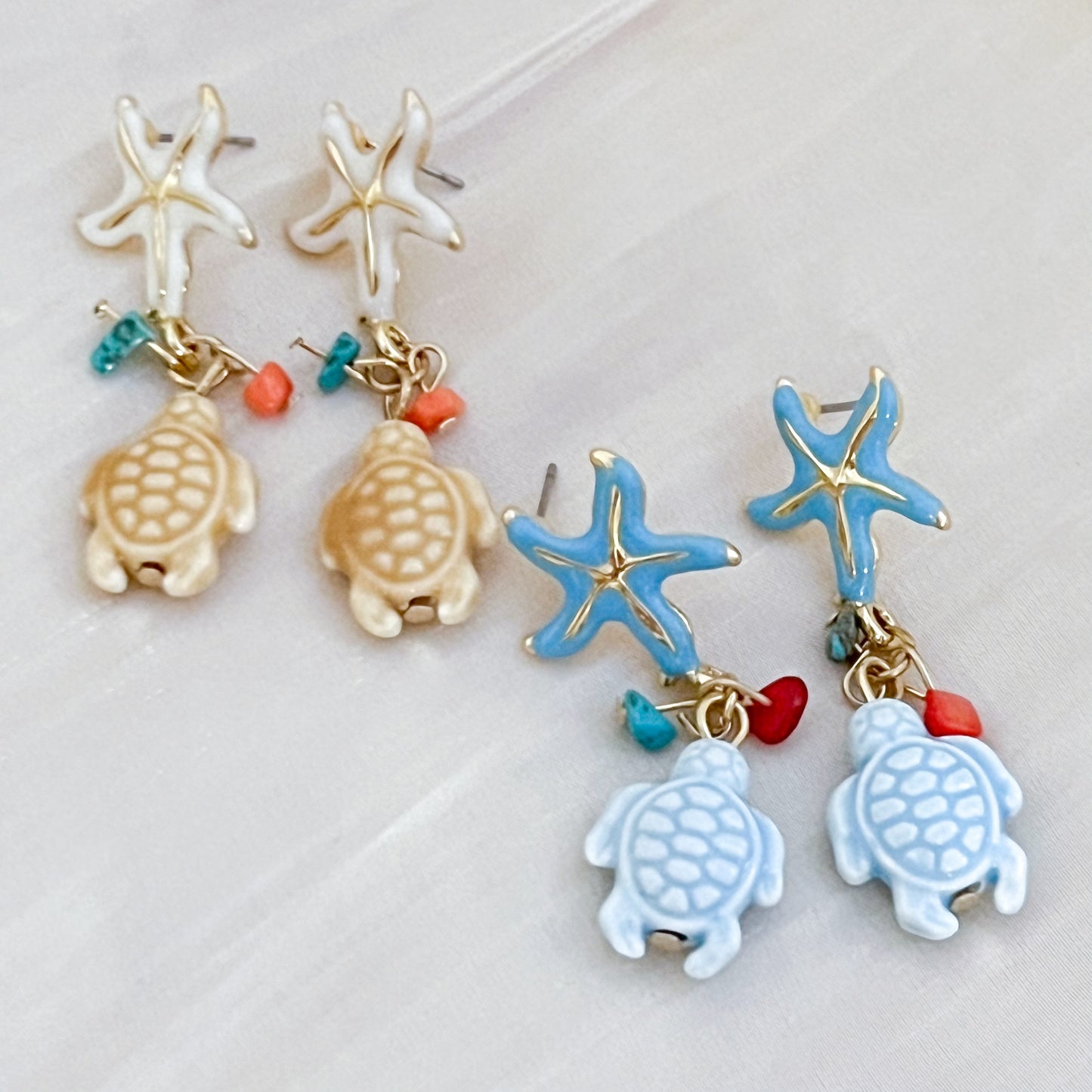Pendientes Tortuga Lucky（2 colores）