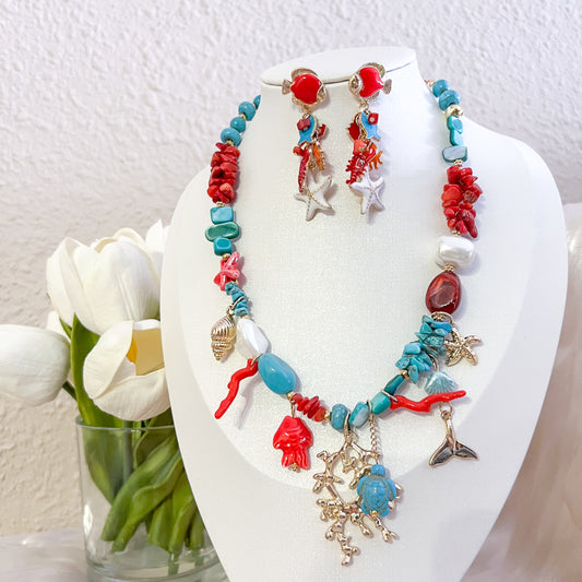 Collar Mariluz Coral (3 colores)