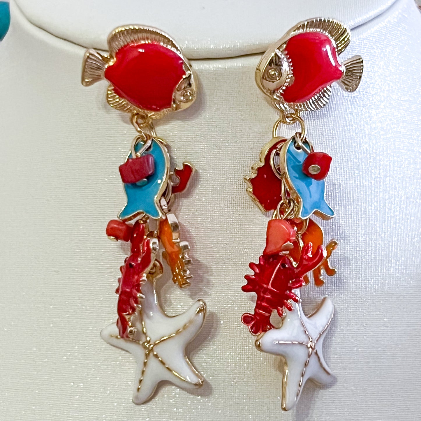 Pendientes Tenerife （pez & largo）