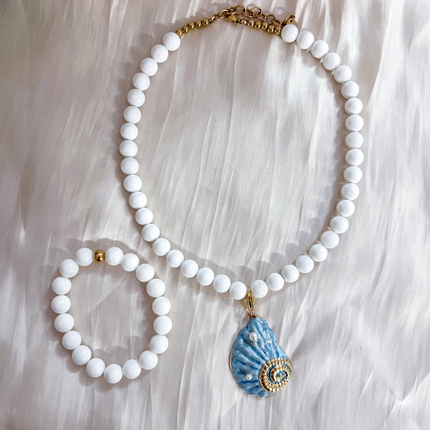 Charm Caracola Azul