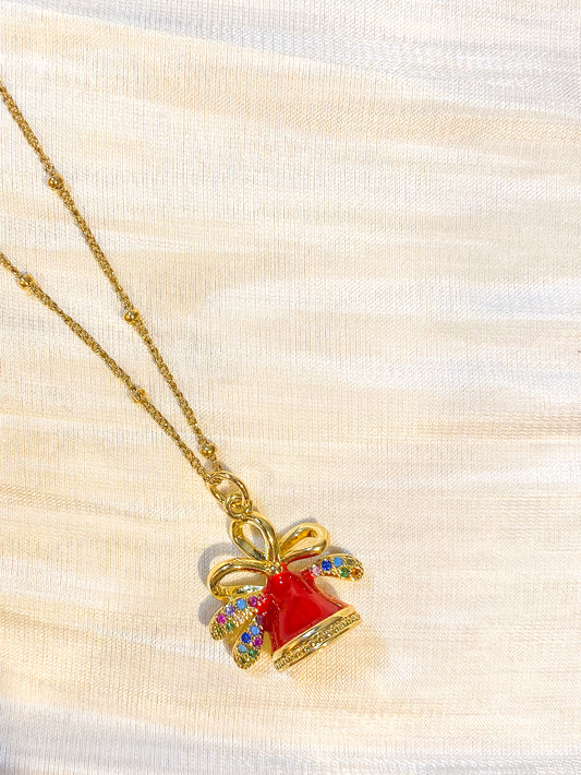 Collar Campana Sueño de Navidad Hecho a mano