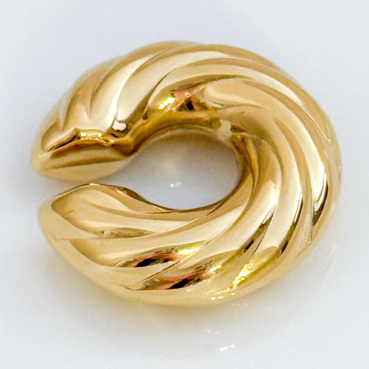 Cuff Atenea Gold（trenzado chunky）