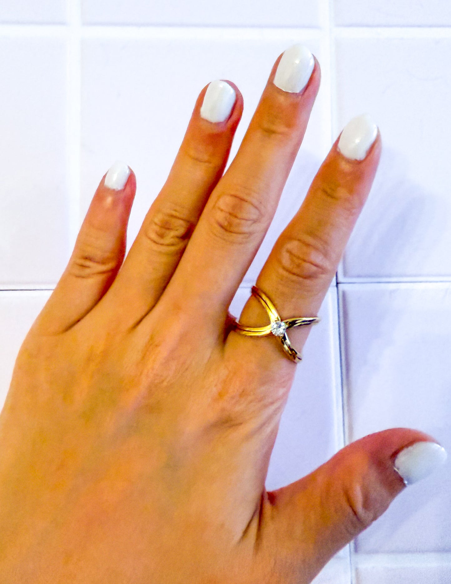 Anillo Ajustable Dúo Infinito