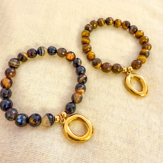 Pulsera Aurora Dorada （Ojo de Tigre）