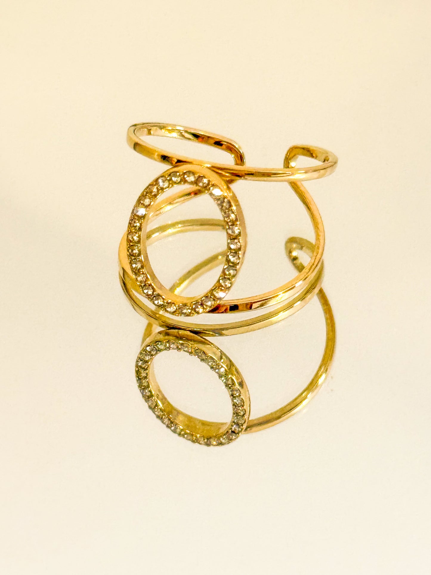 Anillo Halo（Círculo /Corazón）– Acero Inoxidable (Ajustable)