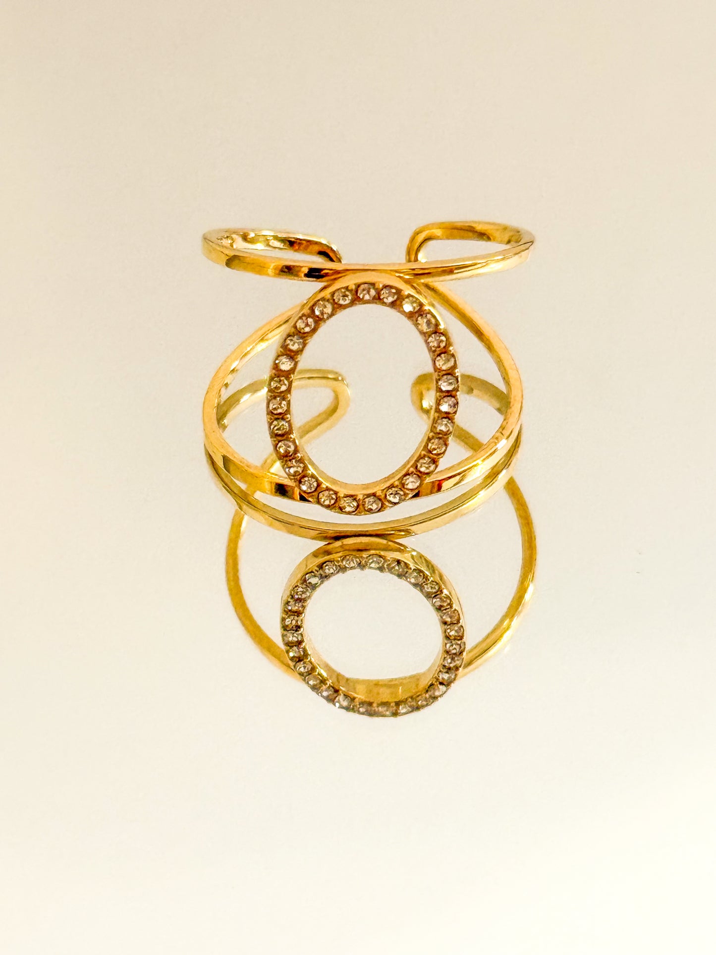 Anillo Halo（Círculo /Corazón）– Acero Inoxidable (Ajustable)