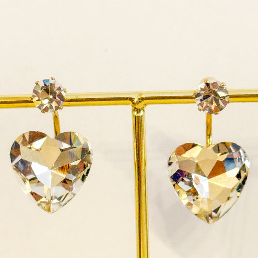 Pendientes Corazón Versátil（Doble uso brillante）