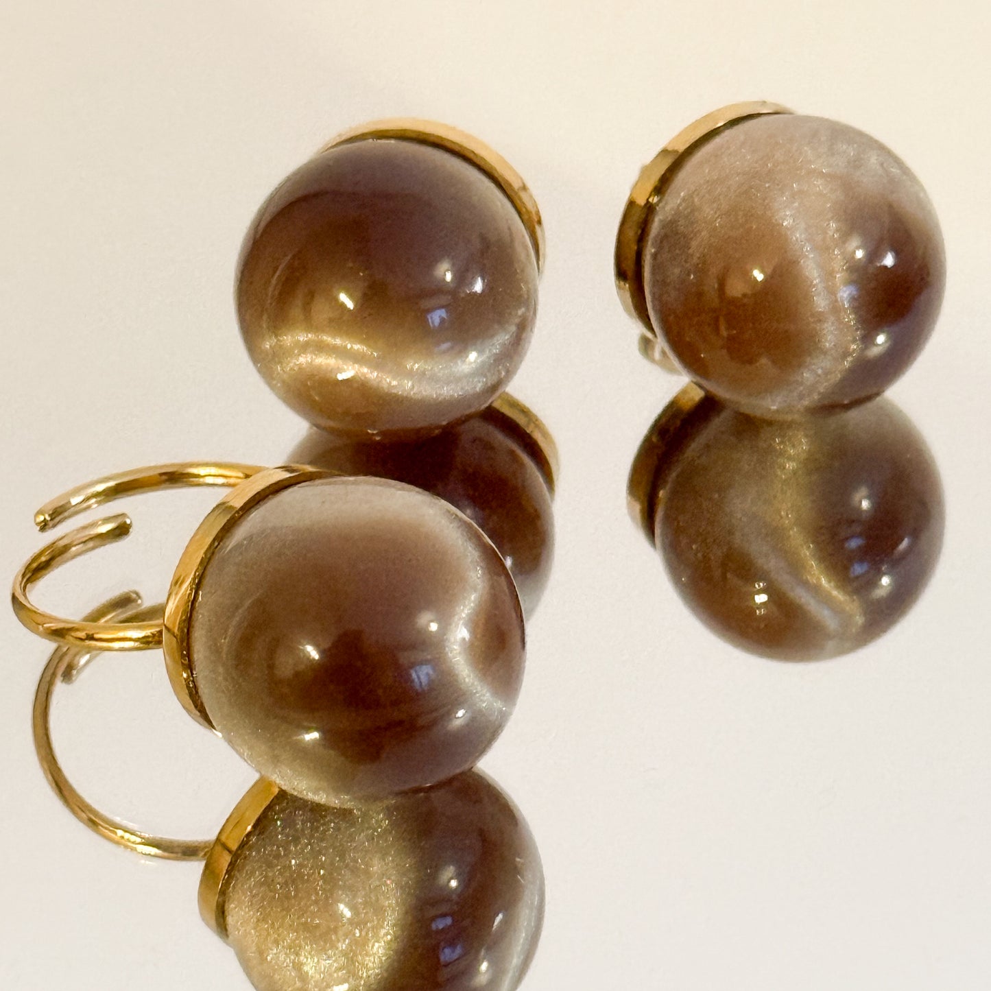 Rebajas -20%- Look Ojo de Luna（Efecto cat eye） – Acero Inoxidable