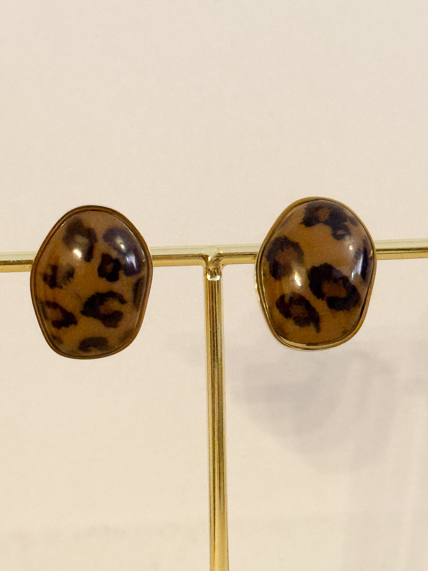 Look Salvaje Dorado（Diseño marmolado redondo）