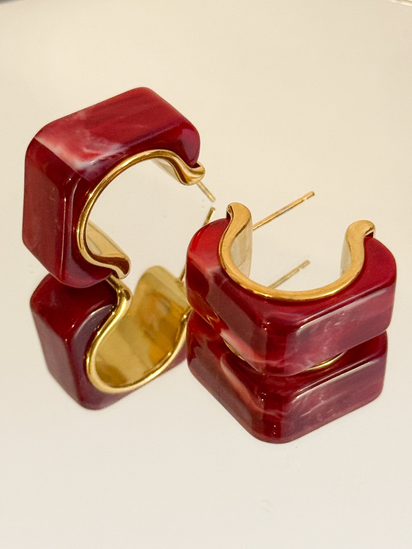 Pendientes Nova（Bloque de color）