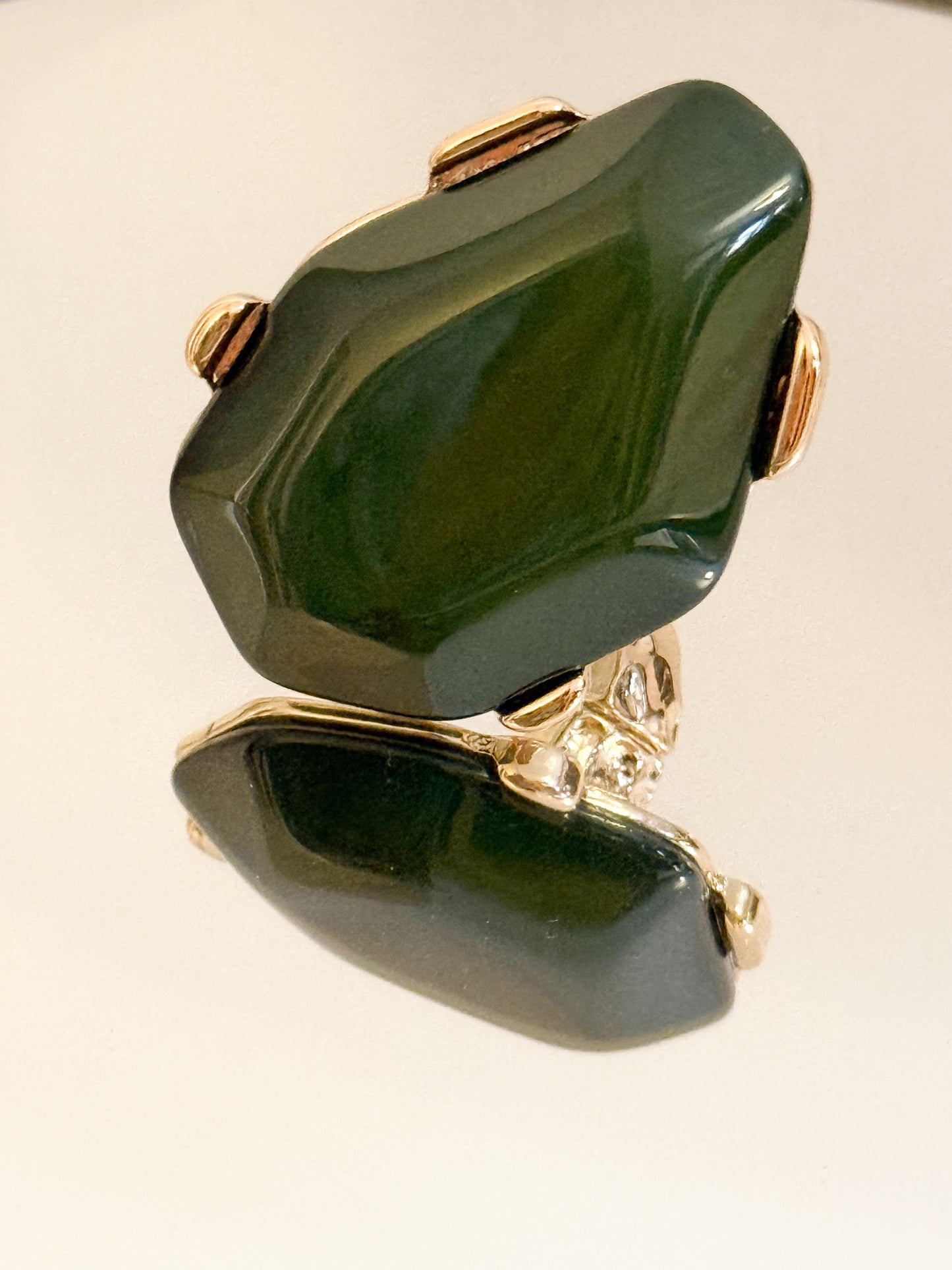 Anillo Luana Terra (modelo grande, ajustable , talla 18-20)