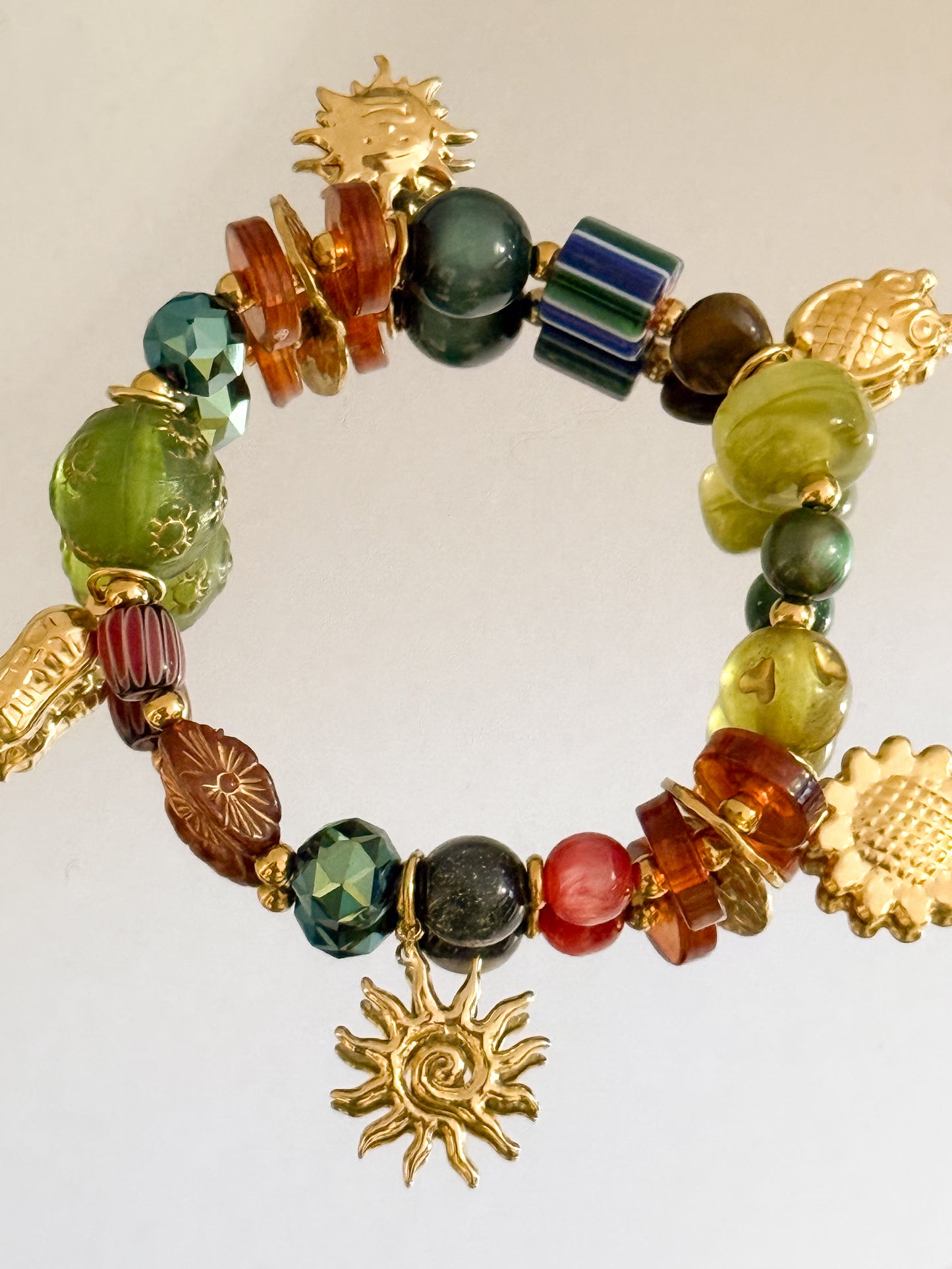 Look Jardín de luz（Tono verde sol）