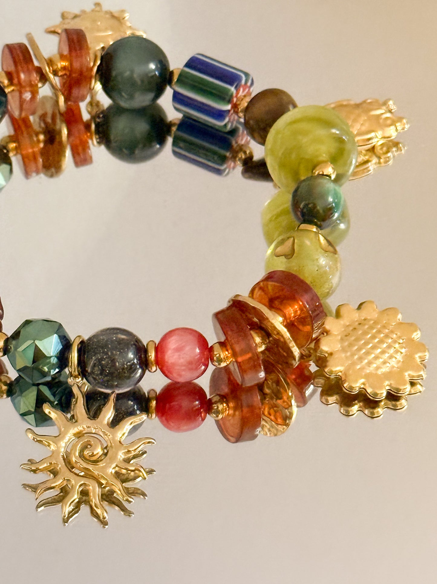 Look Jardín de luz（Tono verde sol）