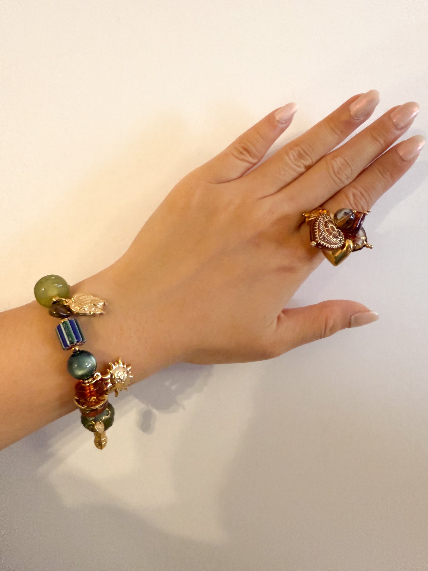 Look Jardín de luz（Tono verde sol）