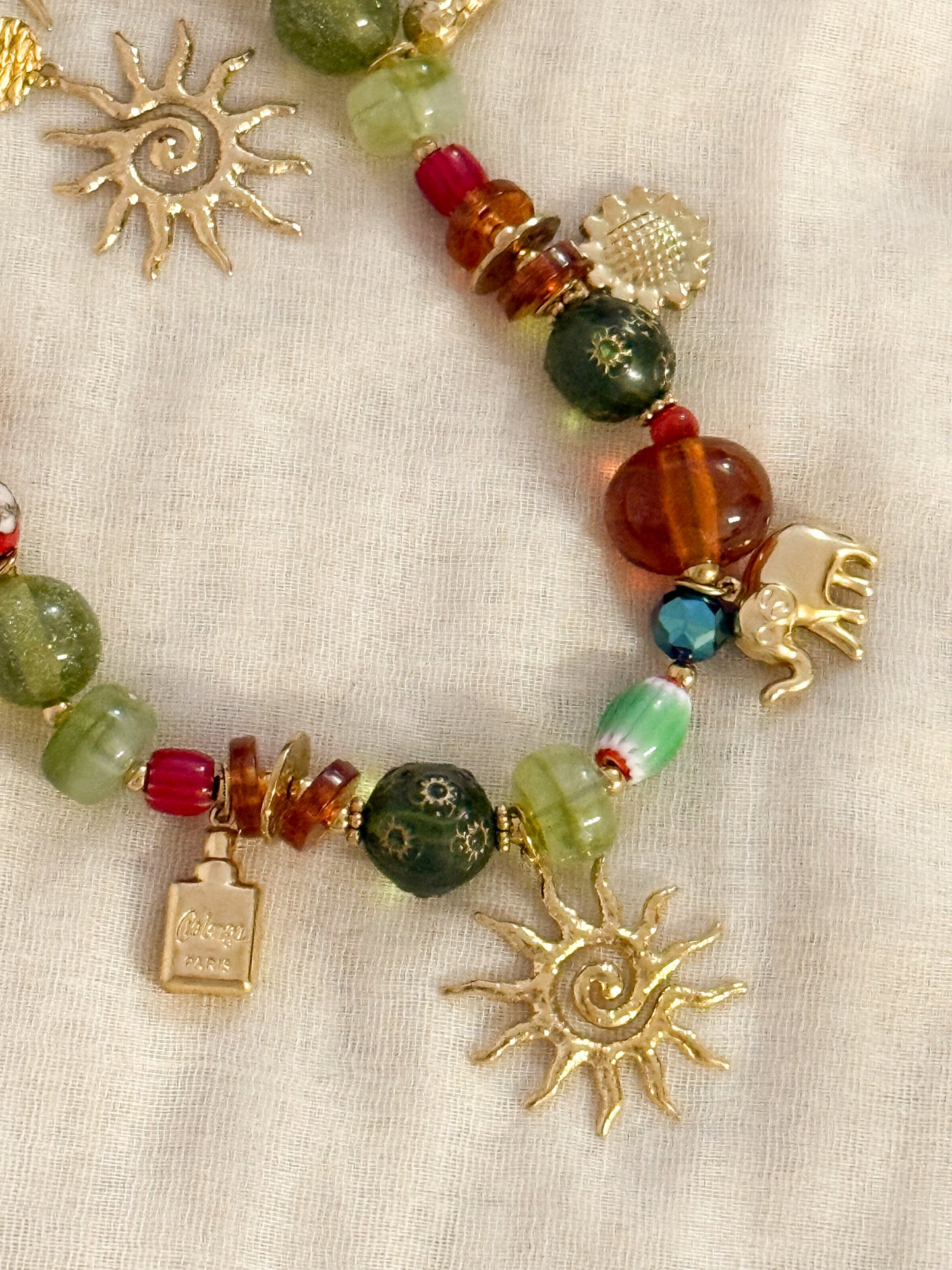 Look Jardín de luz（Tono verde sol）