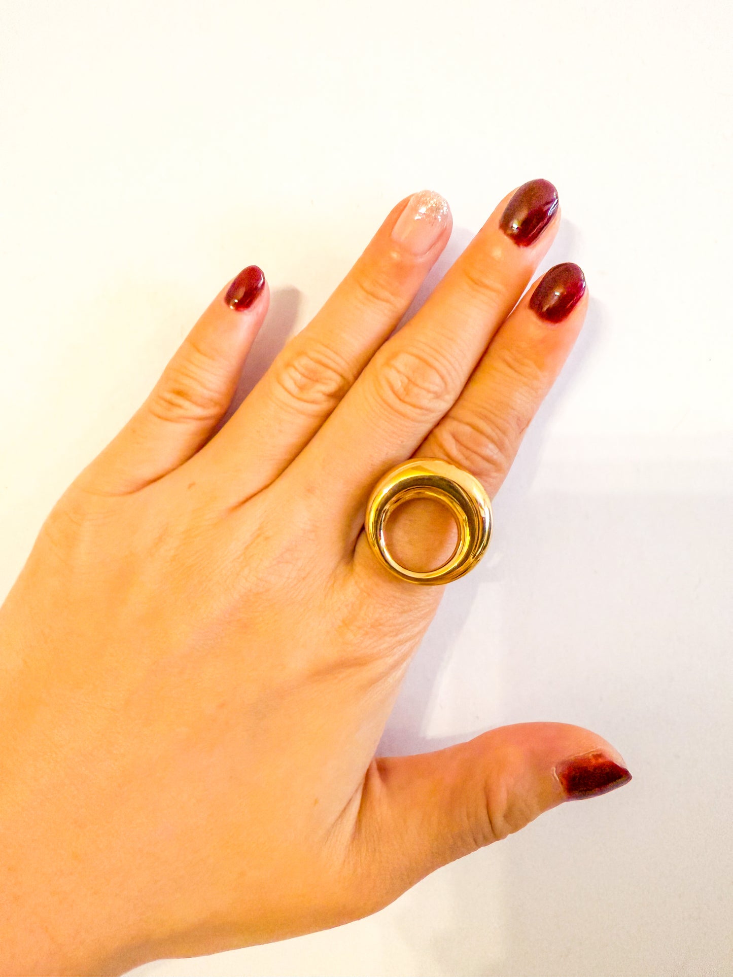 Anillo Luna Llena（ Ajustable）