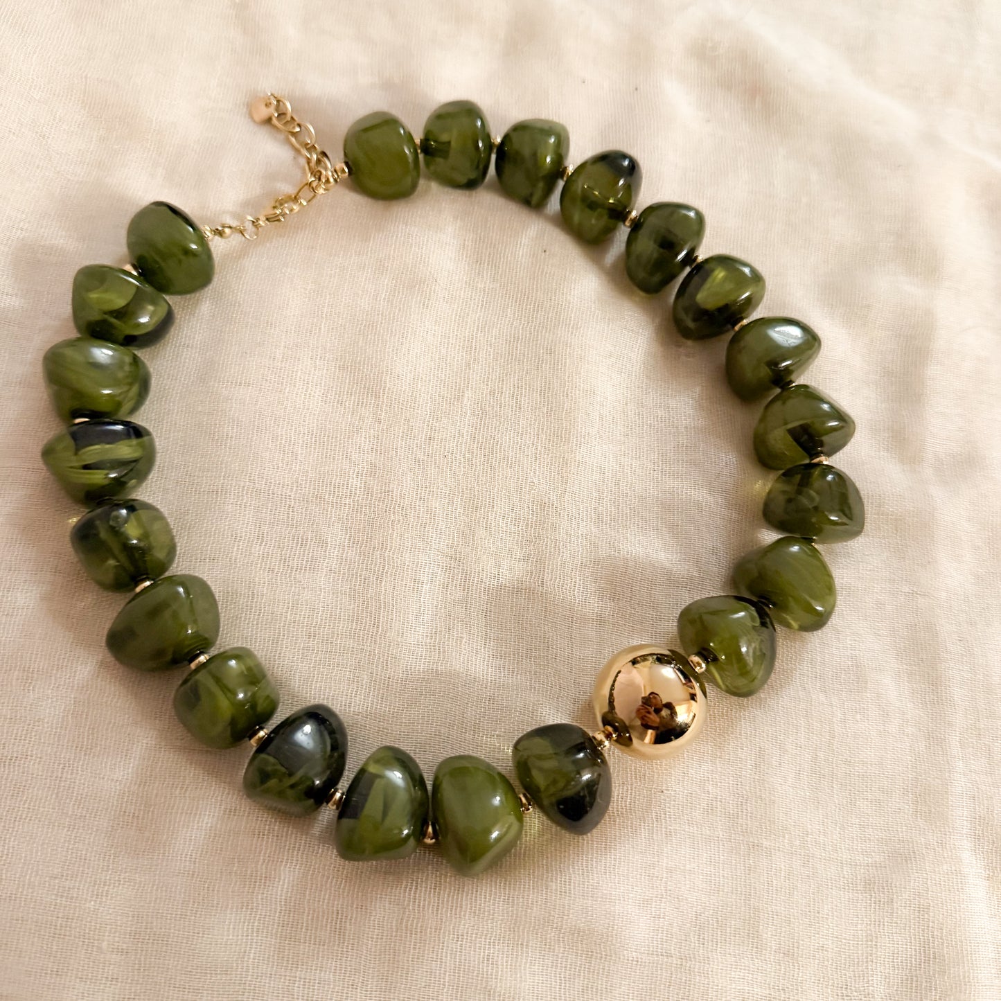 Collar Malena Maramelo Miel (lleva bola) (4 colores)