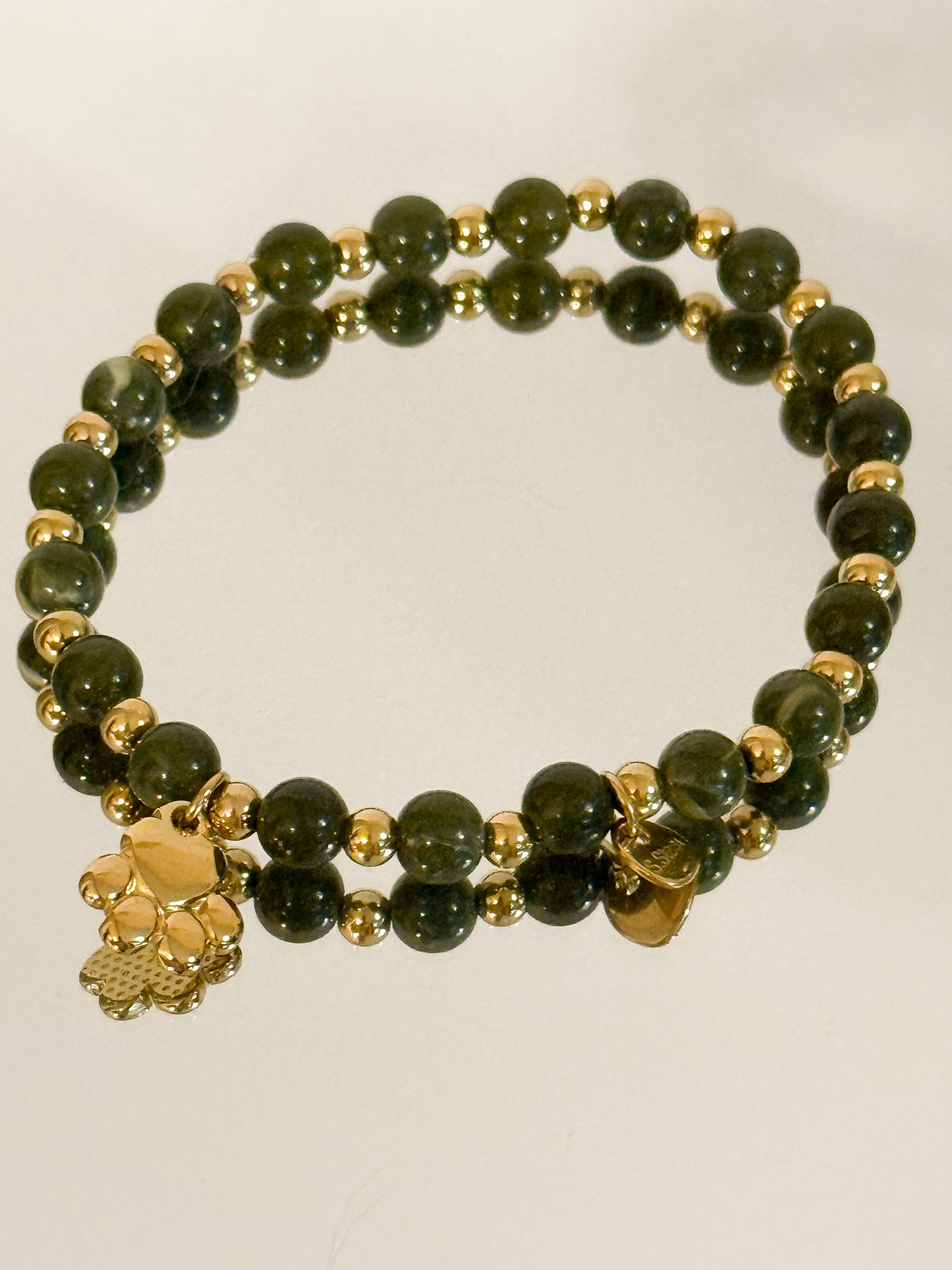 Pulsera Huella Amada（cuerda elástica）