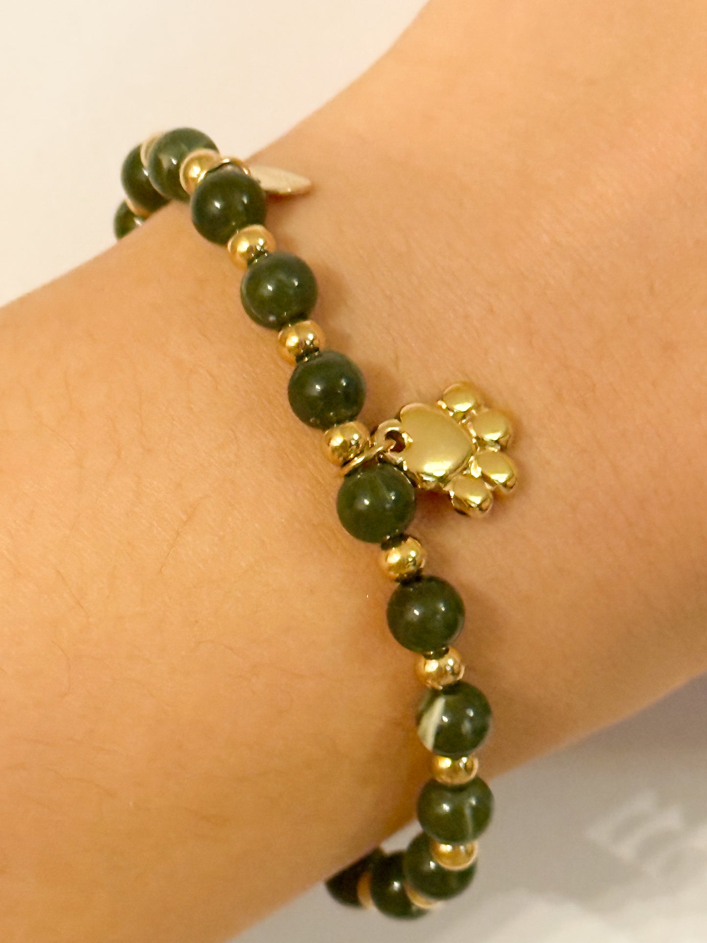 Pulsera Huella Amada（cuerda elástica）