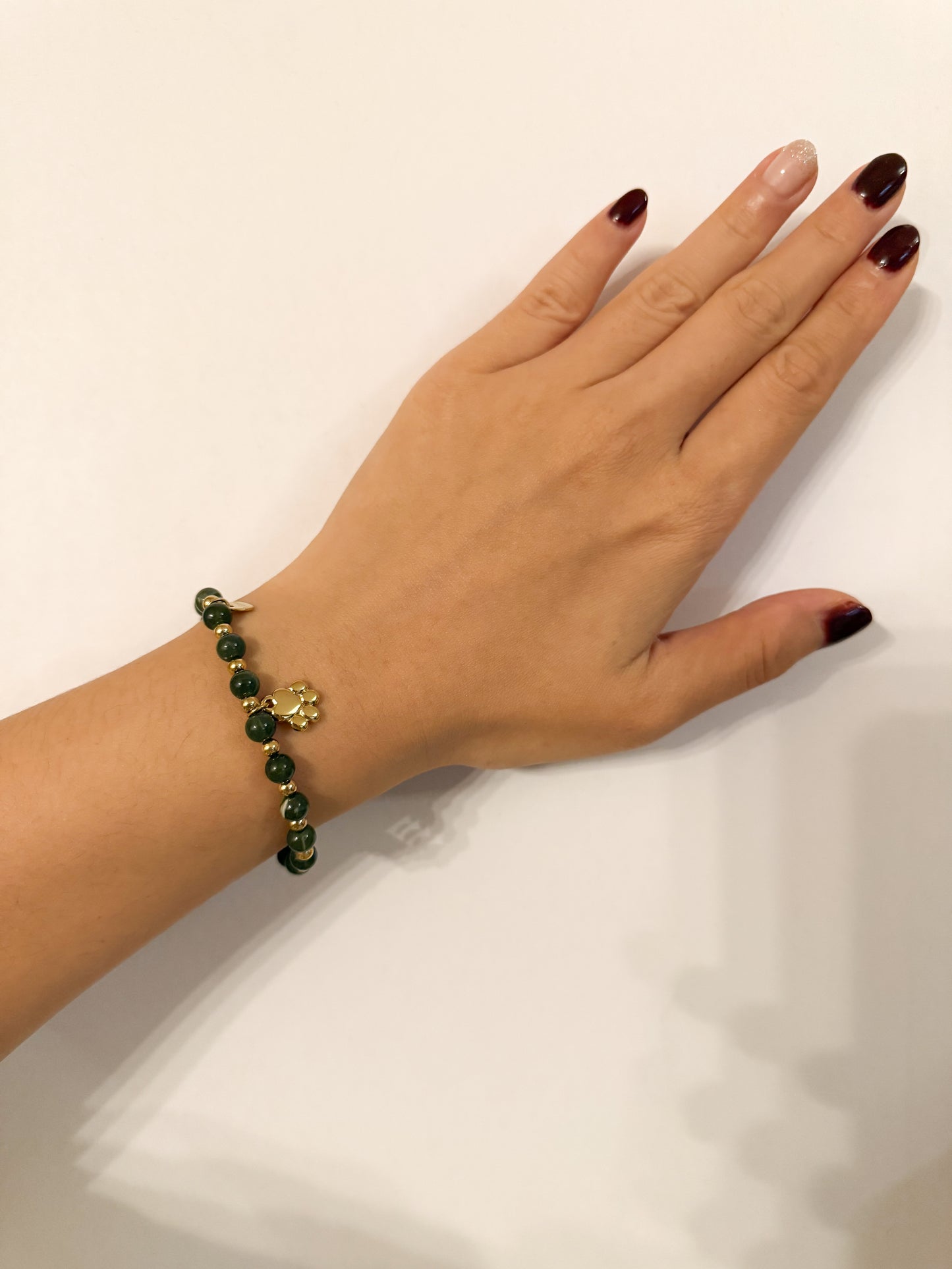 Pulsera Huella Amada（cuerda elástica）