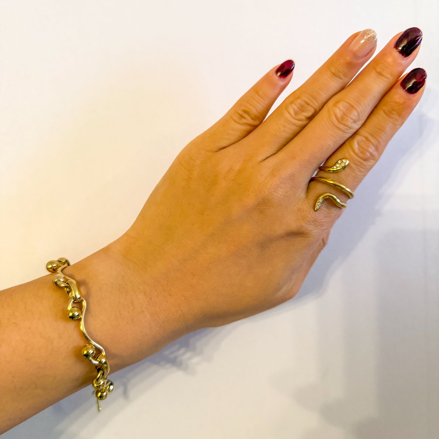 Pulsera Bruma Esférica（Doble Línea / bolitas Móviles）