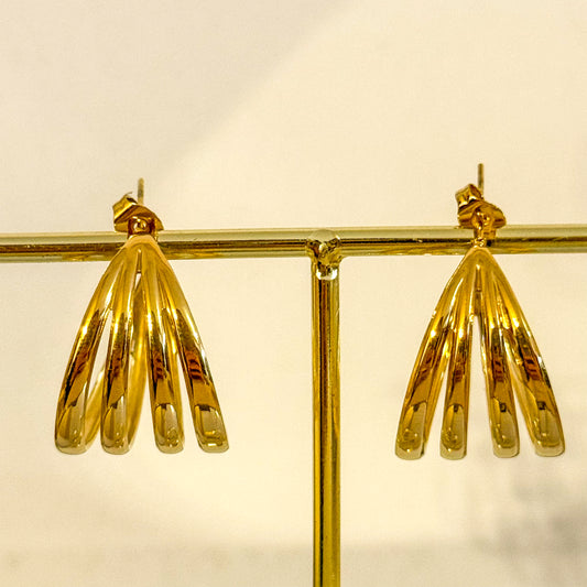 Pendiente Patita Dorado (Ajustable al lóbulo)