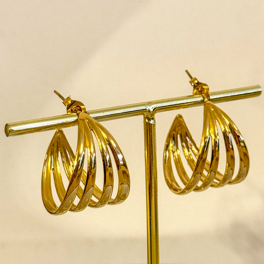 Pendiente Patita Dorado (Ajustable al lóbulo)