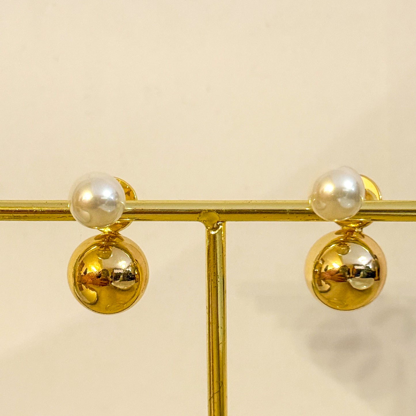 Pendientes Espejo (Doble Esfera)